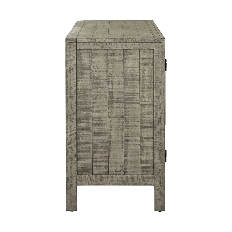 Madia/Mobile Contenitore a 3 Ante Grigio/Blu