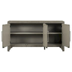 Madia/Mobile Contenitore a 3 Ante Grigio/Blu
