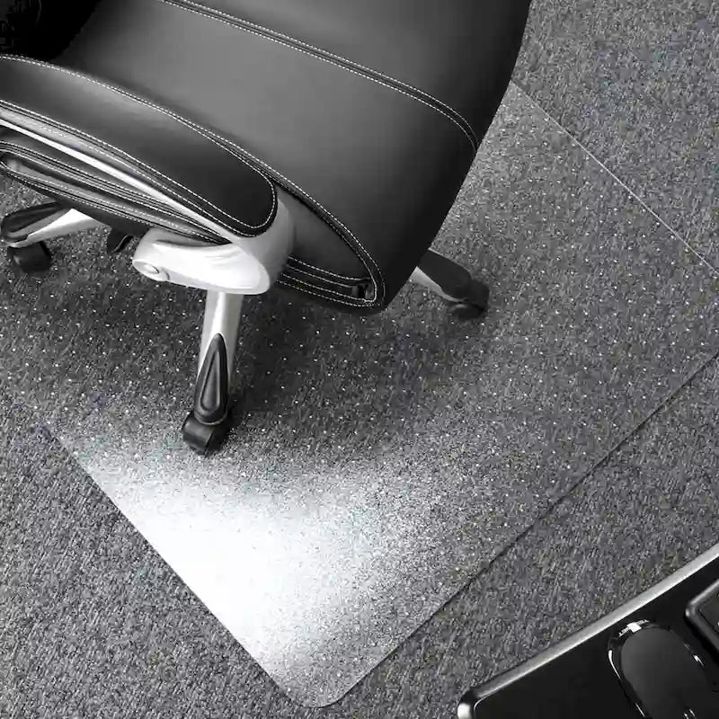Tappeto sottomano trasparente rettangolare in policarbonato per 1 persona – 48" x 60"