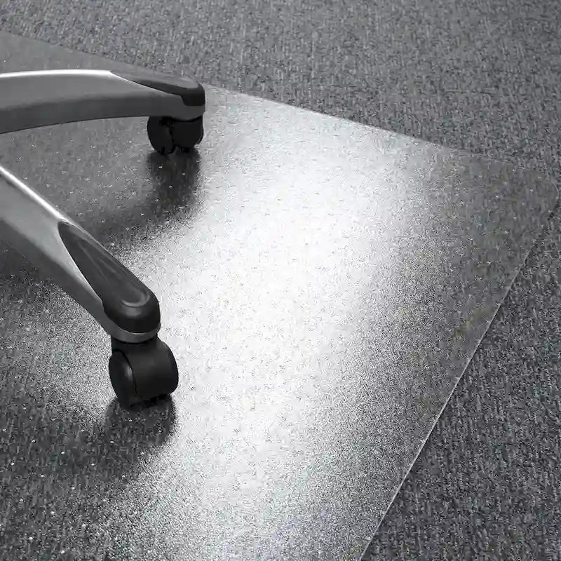 Tappeto sottomano trasparente rettangolare in policarbonato per 1 persona – 48" x 60"