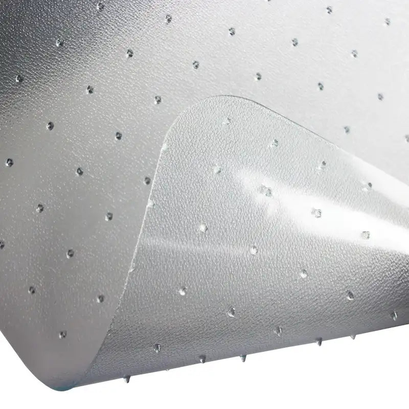 Tappeto sottomano trasparente rettangolare in policarbonato per 1 persona – 48" x 60"