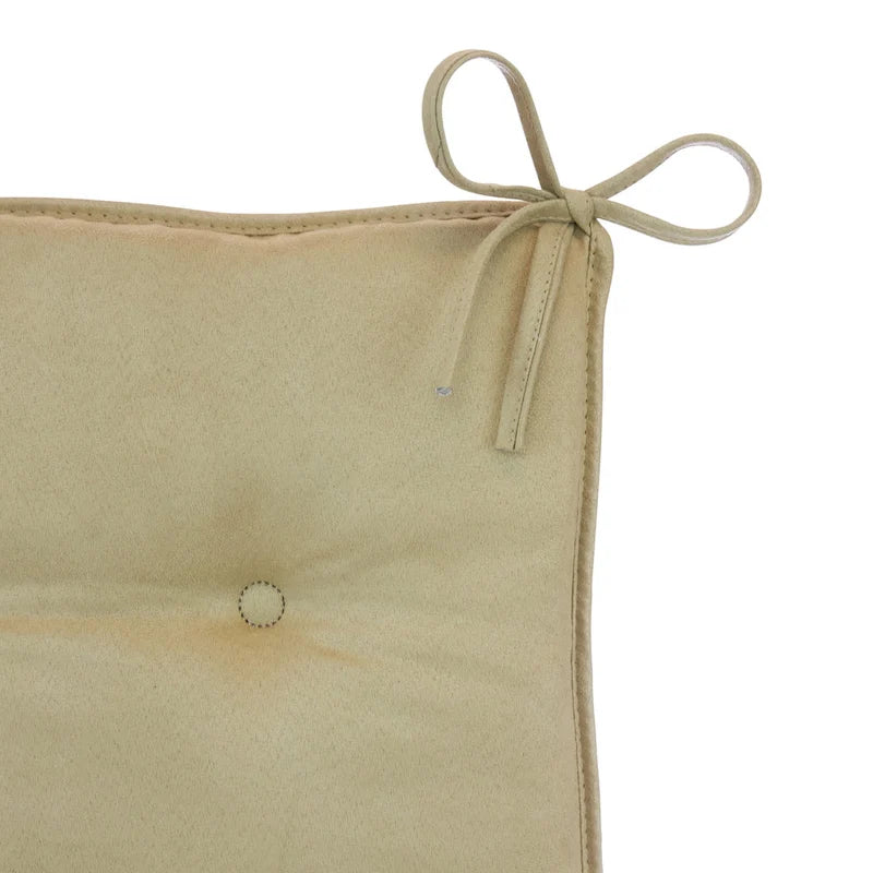 Set di cuscini in ciniglia multicolore per sedia a dondolo, 2 pezzi, per 1 persona